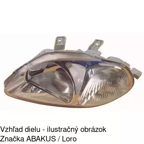 Hlavný reflektor 3810091E /POLCAR/ - obr. 3