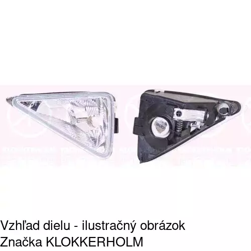 Hmlové svetlo - predné 3829300E /POLCAR/ - obr. 2