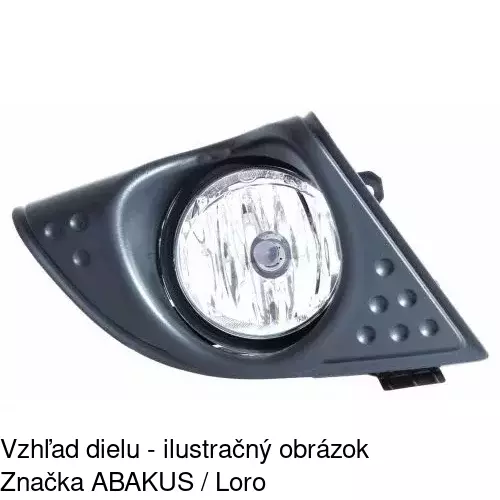 Hmlové svetlo - predné 3836290E /POLCAR/ - obr. 3