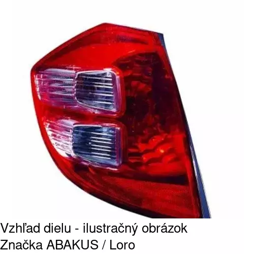 Zadné svetlo POLCAR 3837872E