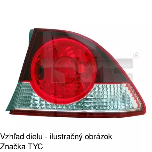 Zadné svetlo POLCAR 3845870E