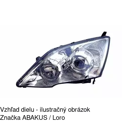 Hlavný reflektor 3878091E /POLCAR/ - obr. 1