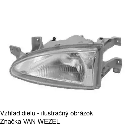 Hlavný reflektor 4005093E /POLCAR/ - obr. 2