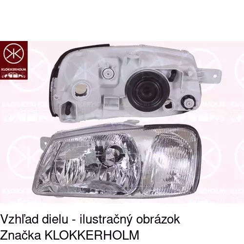 Hlavný reflektor 4008105E /POLCAR/ - obr. 3