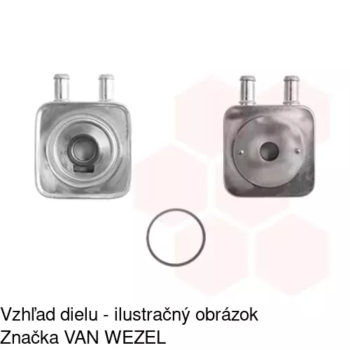 Chladiče oleja 4008L8-1 /POLCAR/ - obr. 1