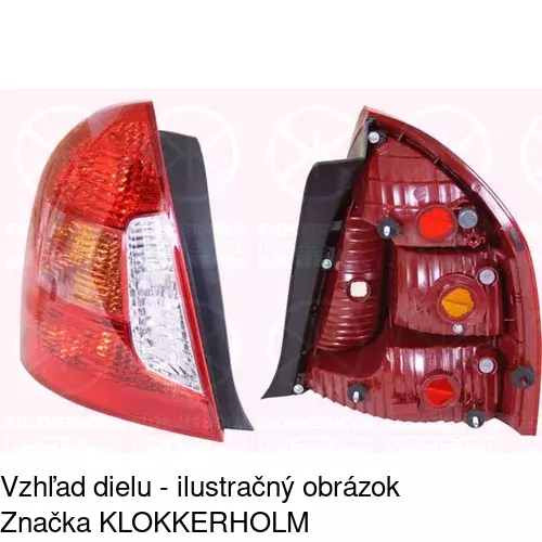 Zadné svetlo POLCAR 400987