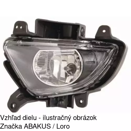 Hmlové svetlo - predné 4015302E /POLCAR/ - obr. 1