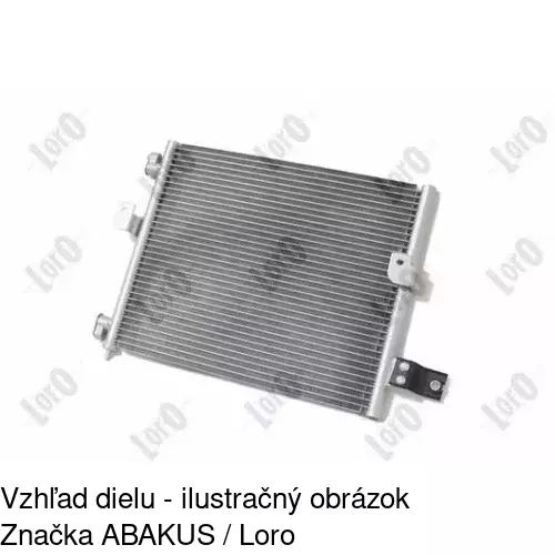 Chladiče klimatizácie 4040K8C1 /POLCAR/ - obr. 2