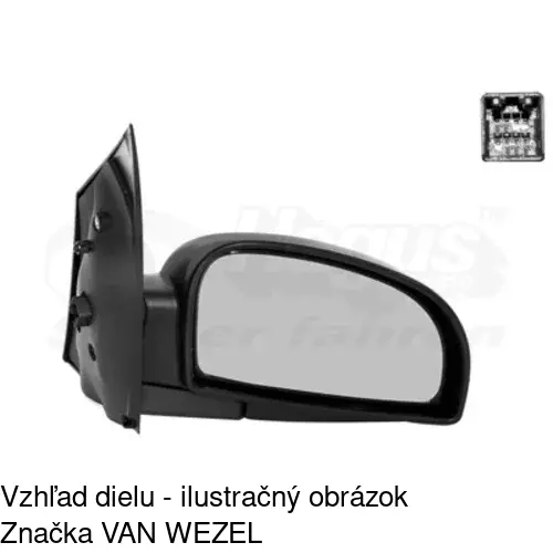 Vonkajšie zrkadlo 4042525S /POLCAR/ - obr. 2