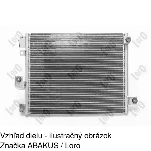 Chladiče klimatizácie 4043K8C1S /POLCAR/ - obr. 2