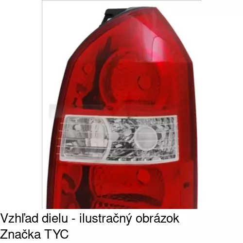 Zadné svetlo POLCAR 4047880E