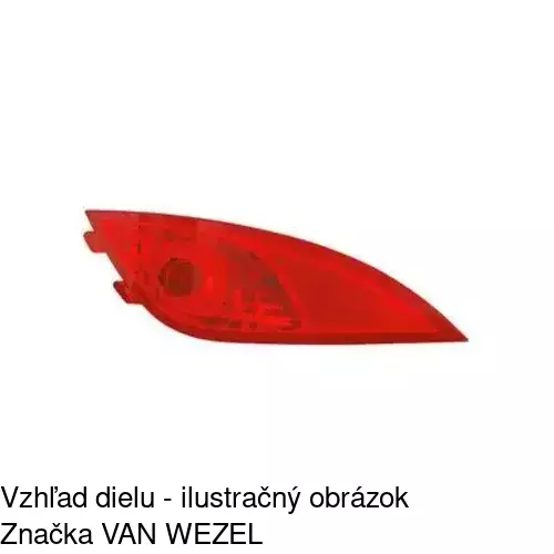 Hmlové svetlo - zadné 404897-E /POLCAR/ - obr. 1