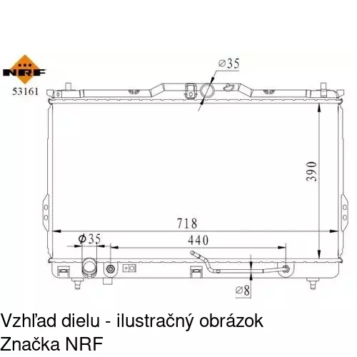 Chladiče vody POLCAR 405008-6