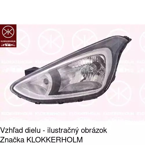 Hlavný reflektor 40A210-E /POLCAR/ - obr. 2