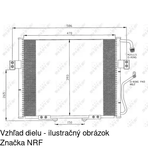 Chladiče klimatizácie POLCAR 4101K8C1S