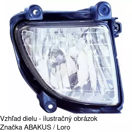 Hmlové svetlo - predné 4103301E /POLCAR/ - obr. 1