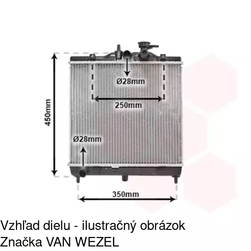Chladiče vody 410608-1 /POLCAR/ - obr. 2
