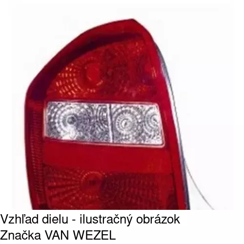 Zadné svetlo 4113871E /POLCAR/ - obr. 1