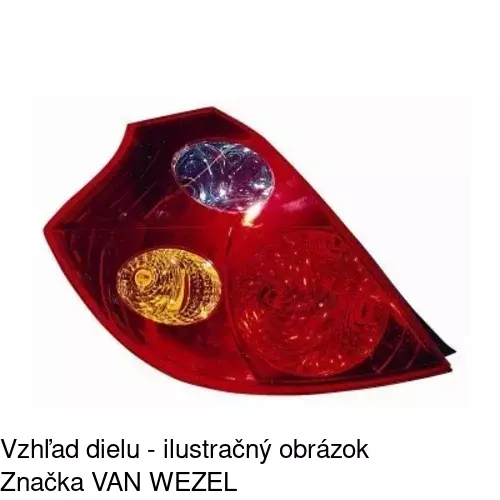 Zadné svetlo 411487-E /POLCAR/ - obr. 2
