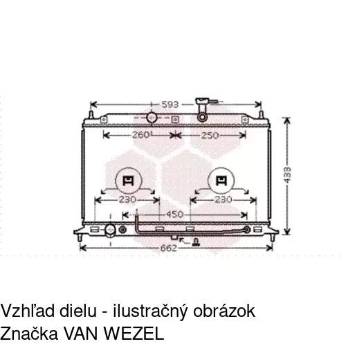 Chladiče vody POLCAR 4117082X