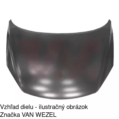 Kapota - poškodená POLCAR 411803UB