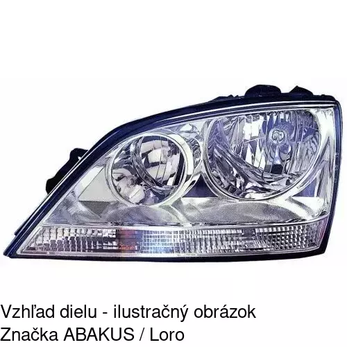 Hlavný reflektor 417110-E /POLCAR/ - obr. 3