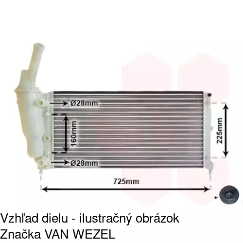 Chladiče vody 420208-2 /POLCAR/ - obr. 3