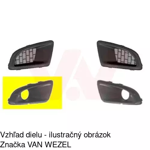 Kryt v nárazníku 421727-4 /POLCAR/ - obr. 1
