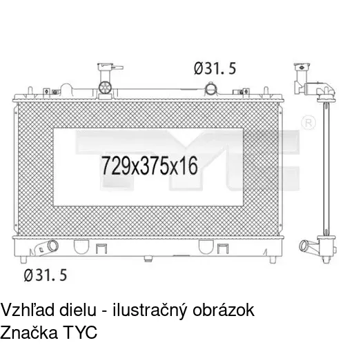 Chladiče vody POLCAR 451908-5