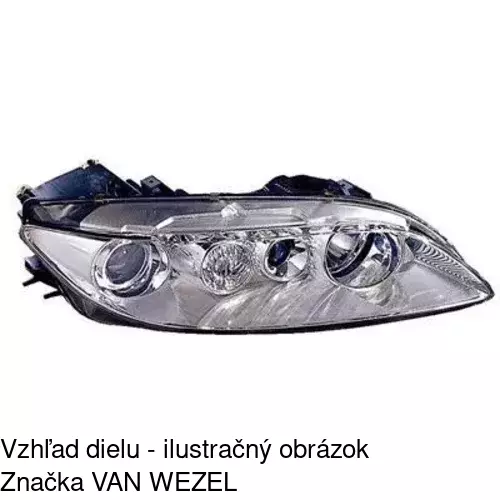Hlavný reflektor 451910-U /POLCAR/ - obr. 1