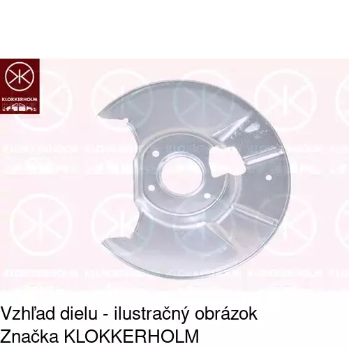 Brzdovy štít POLCAR 4519OT-5