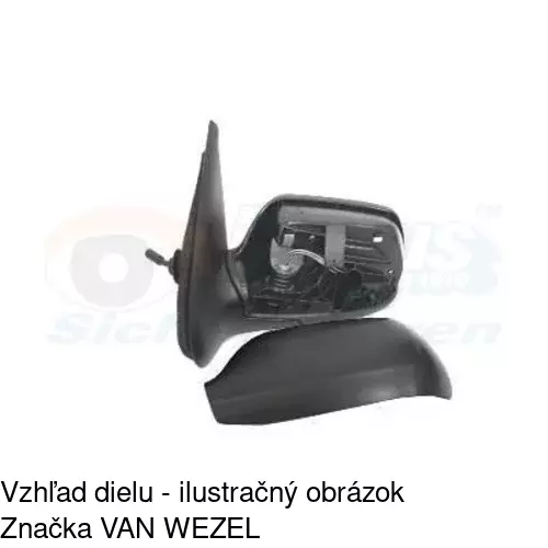 Rám vonkajšieho zrkadla 452555PE /POLCAR/ - obr. 4