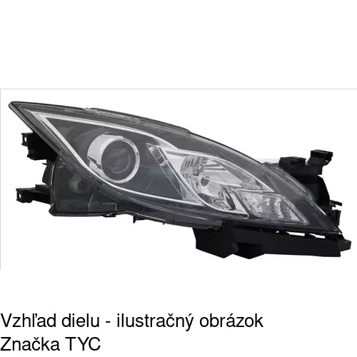 Hlavný reflektor 456009-E /POLCAR/ - obr. 1