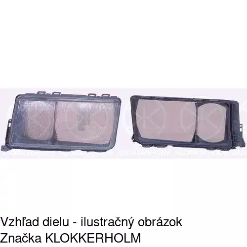 Sklo reflektora 500112-H /POLCAR/ - obr. 2
