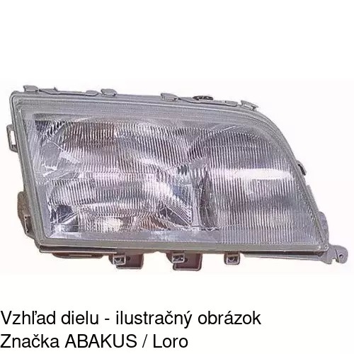 Hlavný reflektor 5002090E /POLCAR/ - obr. 1