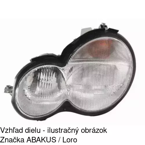 Hlavný reflektor POLCAR 5003094H