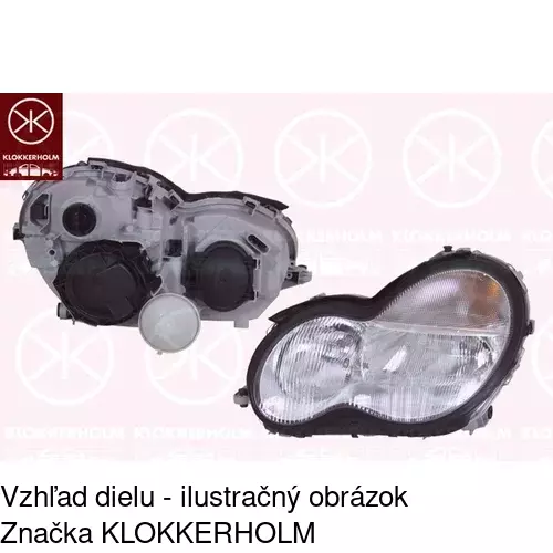 Hlavný reflektor 5003106E /POLCAR/ - obr. 1