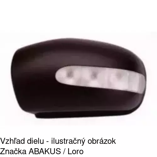 Rám vonkajšieho zrkadla 500354PM /POLCAR/ - obr. 5