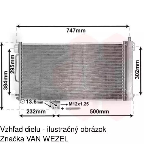 Chladiče klimatizácie 5003K81X /POLCAR/ - obr. 3