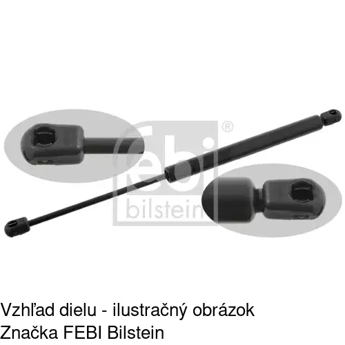 Plynová pružina 5004AS /POLCAR/ - obr. 1