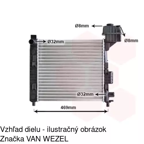 Chladiče vody 500508-2 /POLCAR/ - obr. 2