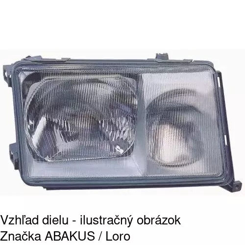 Hlavný reflektor 501410-E /POLCAR/ - obr. 5