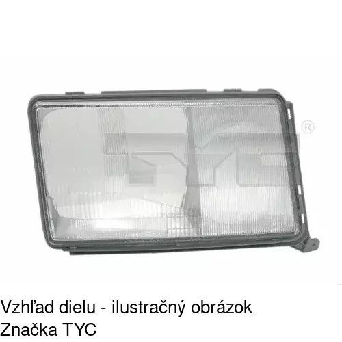 Sklo reflektora POLCAR 5014121U