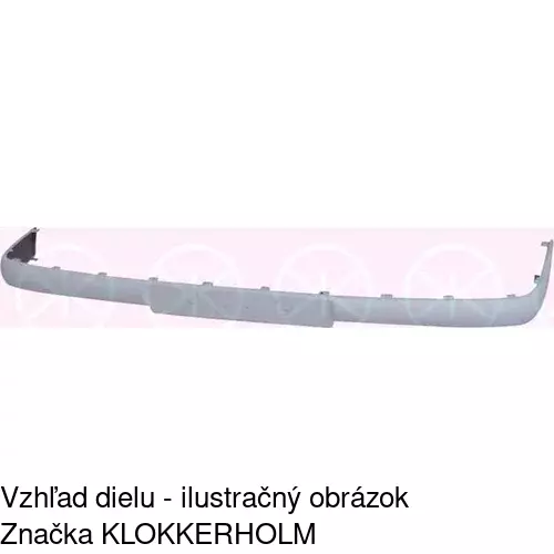 Lišta nárazníka 501507-2 /POLCAR/