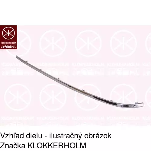 Lišta nárazníka 50159612 /POLCAR/ - obr. 1