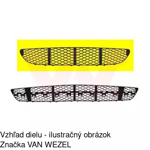 Kryt v nárazníku POLCAR 501627