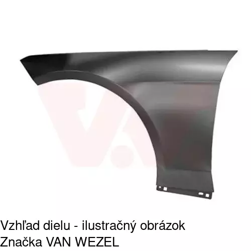 Predný blatník 501801-Q /POLCAR/ - obr. 3