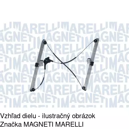 Mechanizmus sťahovania okna elektrický bez motora 5040PSG1E /POLCAR/ - obr. 3