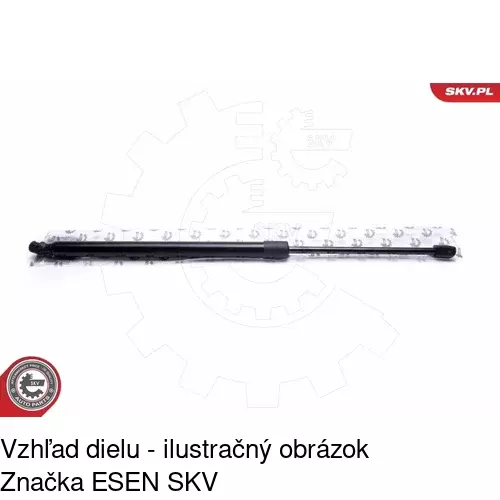 Plynová pružina 5045AB /POLCAR/ - obr. 5