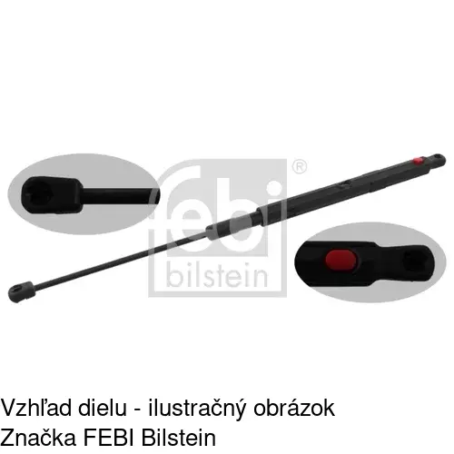 Plynová pružina 5045ASL /POLCAR/ - obr. 1